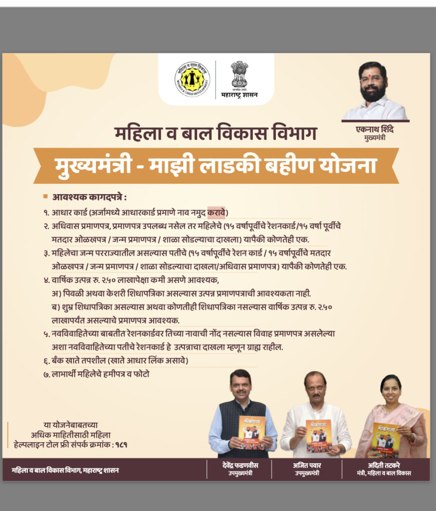 Mukhyamantri Majhi Ladki Bahin Yojana 2025